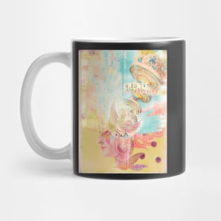 Figment - Manual and digital collage Mug